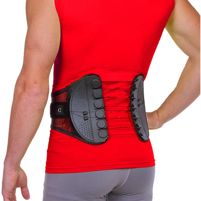 SPINE Sport Back Brace - Athletic Lumbar Support for Exercise & Workouts