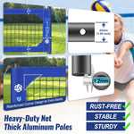 VSSAL Heavy-Duty Outdoor Volleyball Net - Professional Grade Portable Net System
