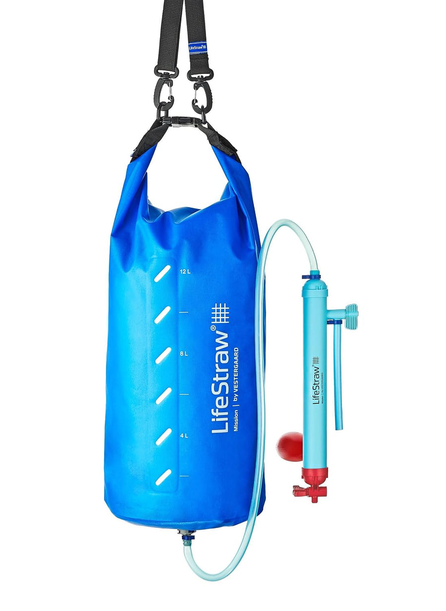 LifeStraw Mission Gravity-Fed Water Purification Hydration & Filtration System