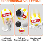 PLYOGO Professional Outdoor Volleyball Net - Adjustable Height Portable Net System for Backyard, Beach & Lawn