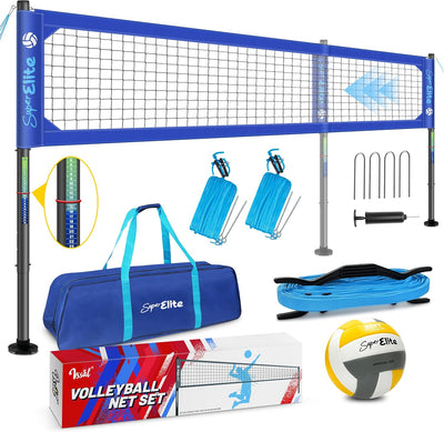 VSSAL Heavy-Duty Outdoor Volleyball Net - Professional Grade Portable Net System
