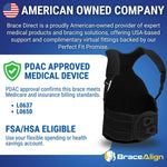 Brace Align ComfortCore TLSO Back Brace - Premium Thoracic Lumbar Support