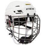 CCM Tacks 310 Hockey Helmet Combo - Large / White