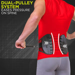 SPINE Sport Back Brace - Athletic Lumbar Support for Exercise & Workouts