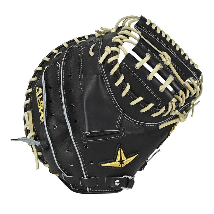All-Star Pro-Elite Japan ASTCM3000-J1 Black/Camel 34"-RHT Catcher Mitt - image 1