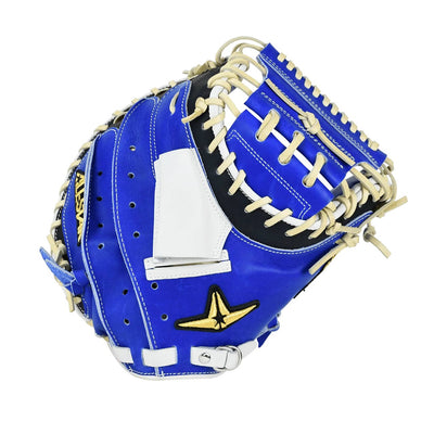 All-Star Pro-Elite Japan ASTCM3000-J1 Royal/Navy/White 34"-RHT Catcher Mitt - image 1