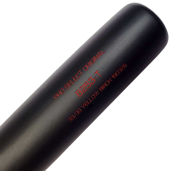 B45 Torpedo B-253-T Matte Black/Red Baseball Bat - image 2