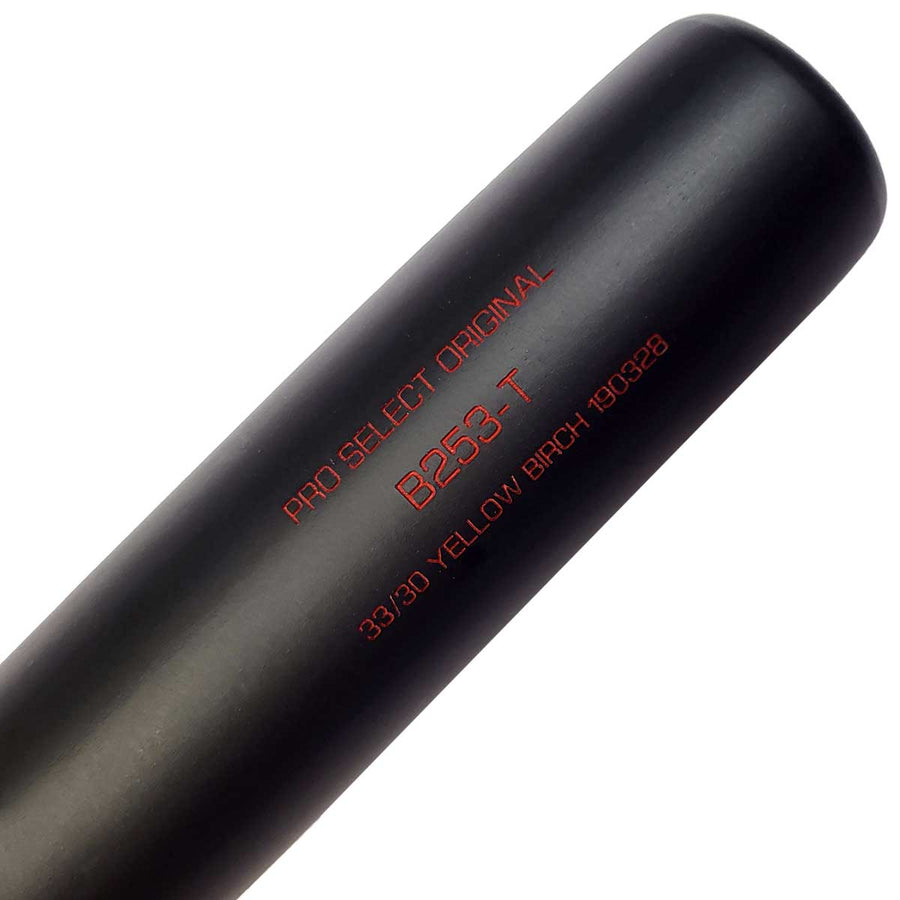 B45 Torpedo B-253-T Matte Black/Red Baseball Bat - image 2