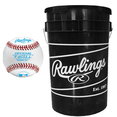 Home Run Sports Bucket & 3 dz 9" TVB Training Ball Combo Sports Equipment - image 1