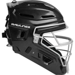 Rawlings Renegade Catchers Helmet JR Solid Black/Silver Baseball Helmet - image 2