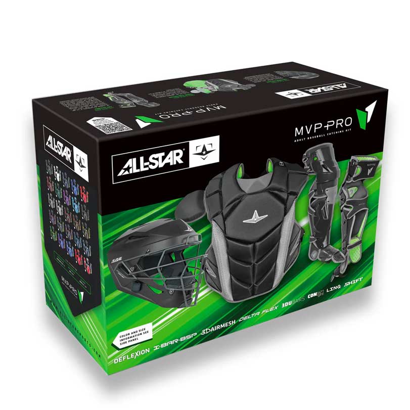 All-Star MVP Pro Adult Catching Kit Two-Tone Catchers Gear - image 2