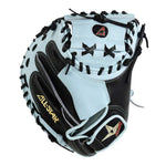 All-Star Pro-Elite Black/Sky Blue 34"-RHT Catcher Mitt - image 1