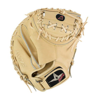 All-Star Pro-Elite Tan/Tan 34"-RHT Catcher Mitt - image 1