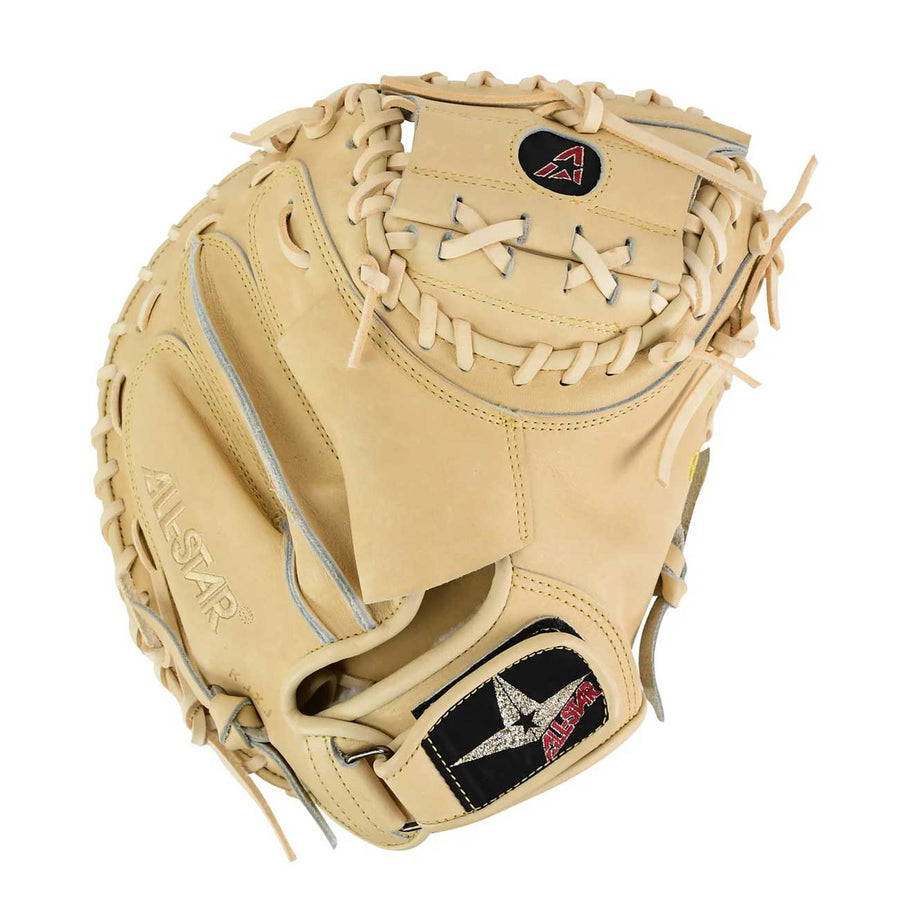 All-Star Pro-Elite Tan/Tan 34"-RHT Catcher Mitt - image 1