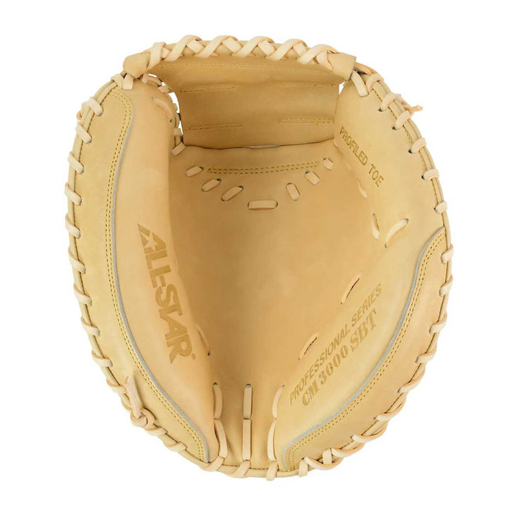 All-Star Pro-Elite Tan/Tan 34"-RHT Catcher Mitt - image 2