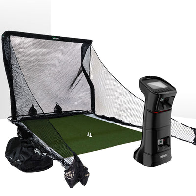 Uneekor EYE MINI - Net Return golf simulator package