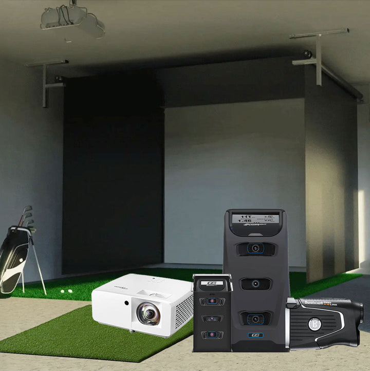 Foresight GC3 - Vanish retractable golf simulator package