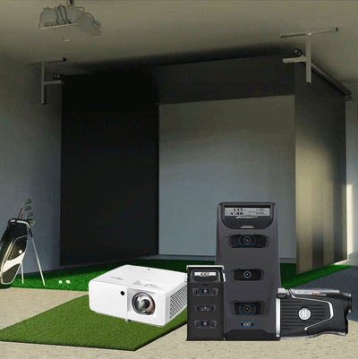 Foresight GC3 - Vanish retractable golf simulator package