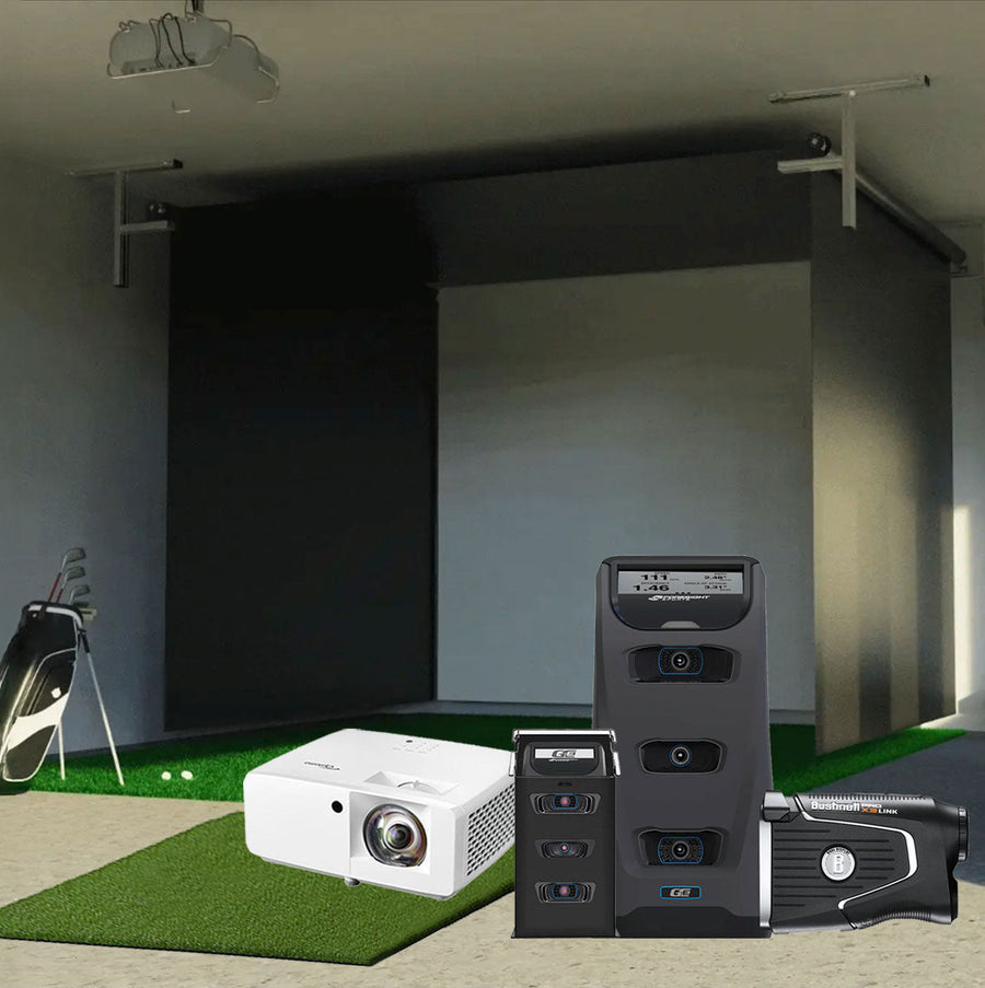 Foresight GC3 - Vanish retractable golf simulator package