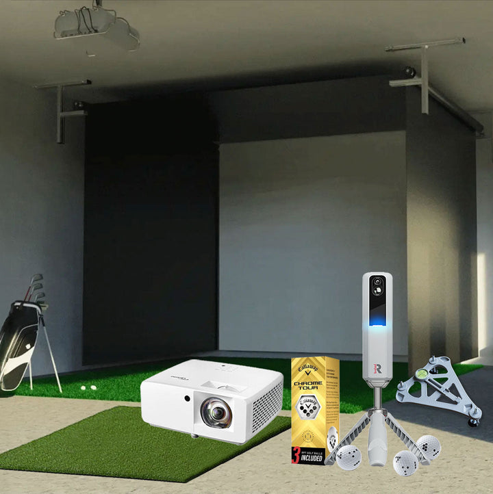 Rapsodo MLM2PRO - Vanish retractable golf simulator package