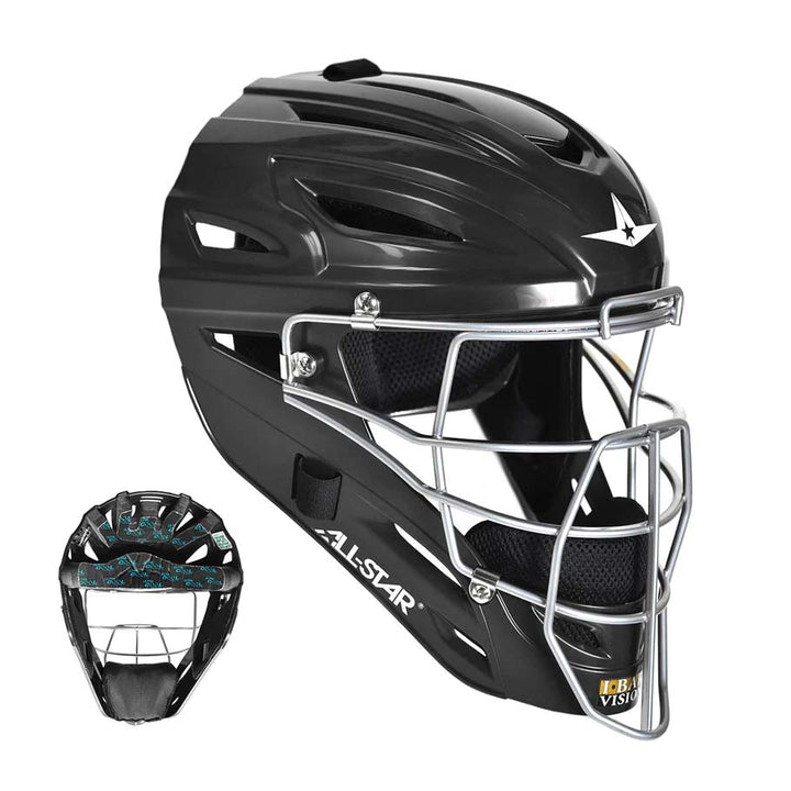 All-Star Ultra Cool MVP2410 Youth Catchers Helmet Baseball Helmet - image 1