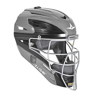 All-Star System 7 MVP2500GTT Graphite Two Tone Adult Catchers Helmet Baseball Helmet - image 1