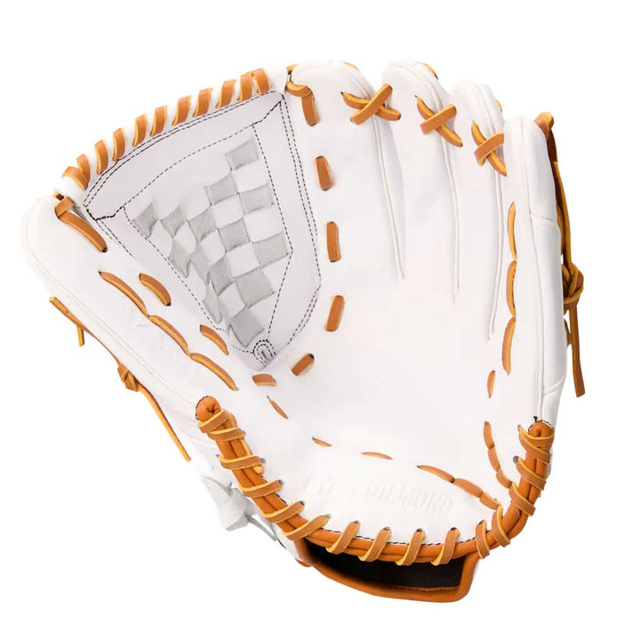Nike Hyperdiamond Edge FM Basket Web White/Cinder/Metallic Gold 12.5"-RHT Baseball Glove - image 2