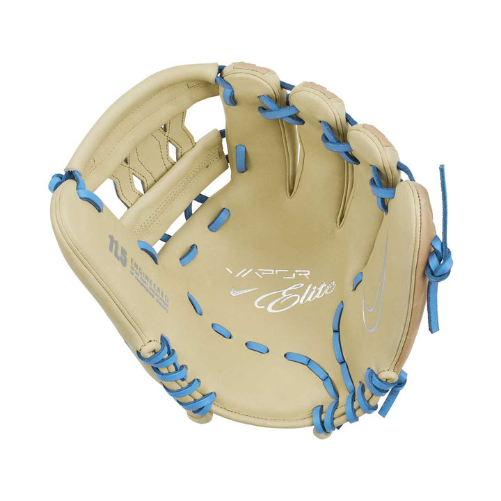 Nike Vapor Elite Snake Eyes Web Light Cream/Valor Blue 11.5"-RHT Baseball Glove - image 2