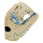 Nike Vapor Elite Snake Eyes Web Light Cream/Valor Blue 11.5"-RHT Baseball Glove - image 3