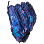 Nike Vapor Elite Snake Eyes Blue Void/Black/Hyper Violet 11.5"-RHT Baseball Glove - image 4