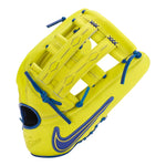 Nike Vapor Elite Acuna H-Web Optic Yellow/Hyper Blue 12.75"-RHT Baseball Glove - image 3