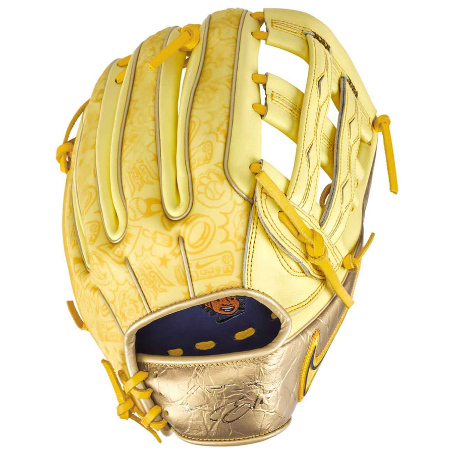 Nike Vapor Elite Acuna H-Web Laser Orange/Midwest Gold/Deep Royal 12.75"-RHT Baseball Glove - image 1