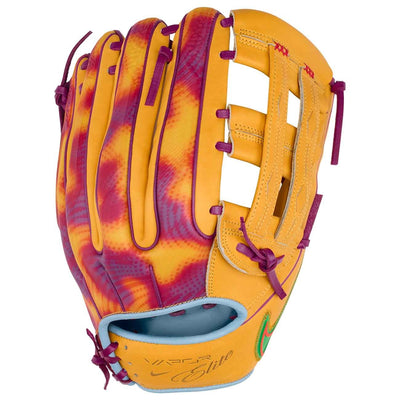 Nike Vapor Elite Acuna H-Web University Gold/Hyper Violet/Green Shock 12.75"-RHT Baseball Glove - image 1