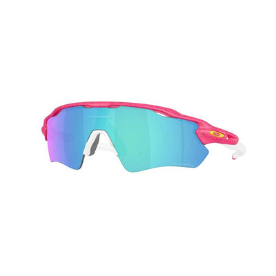 Oakley Radar EV Neon Pink Splatter w/Prizm Saphire Sports Sunglasses - image 1