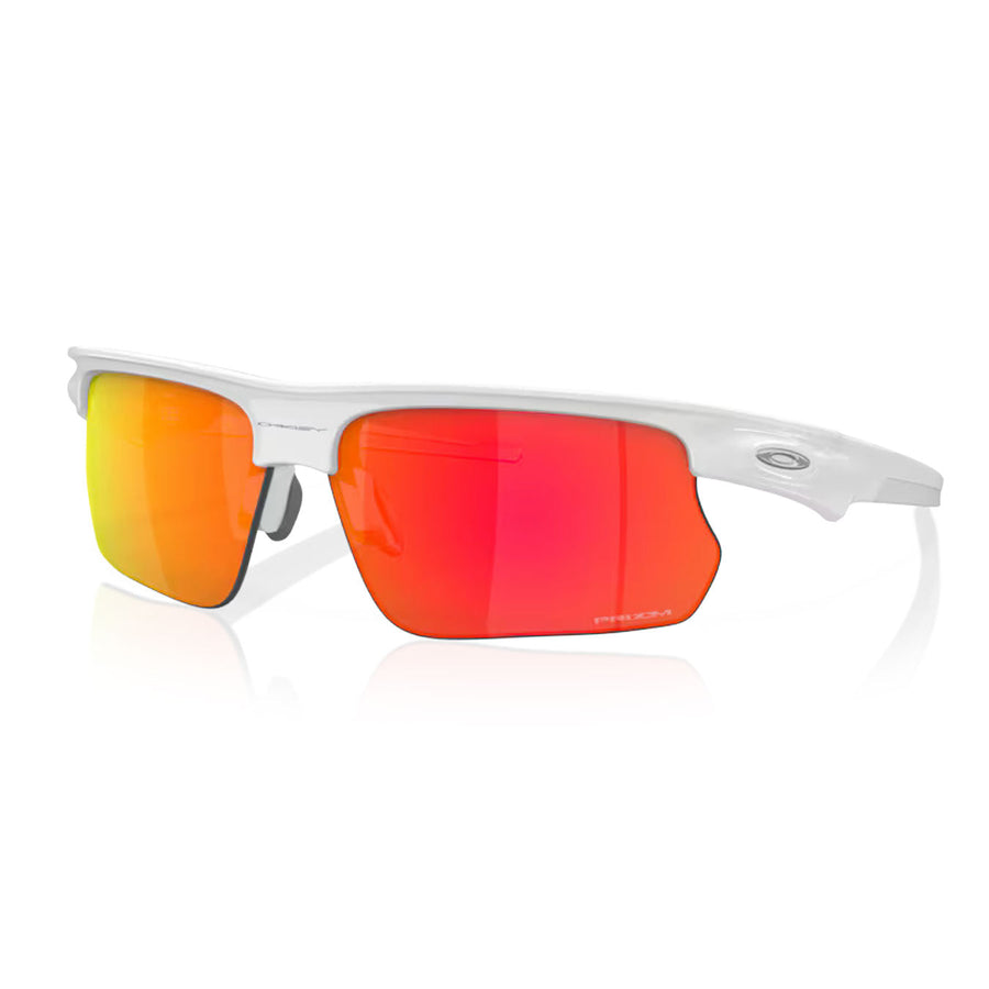 Oakley Bisphaera Polished White w/Prizm Ruby Sunglasses Sports Sunglasses - image 1
