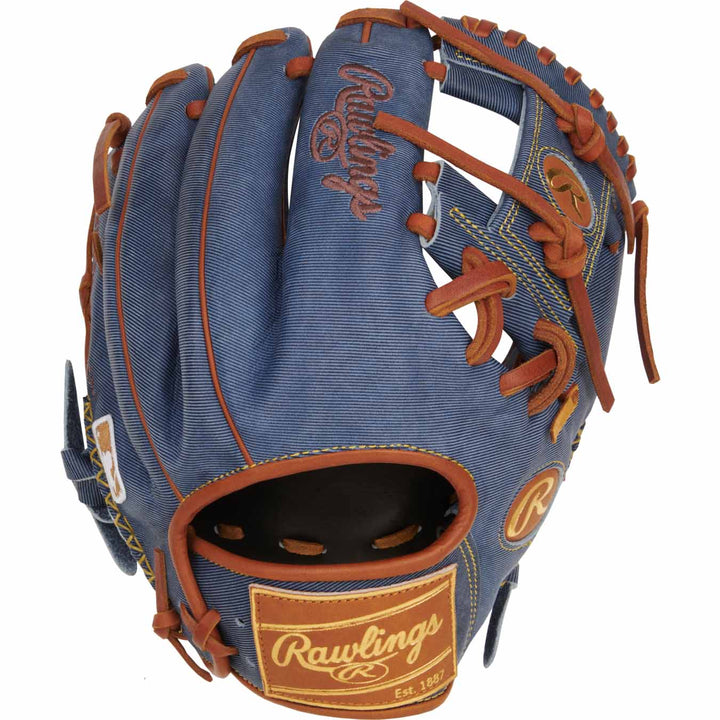 Rawlings Heart of the Hide Denim Limited Edition PRO204-2D 11.5"-RHT Baseball Glove - image 1