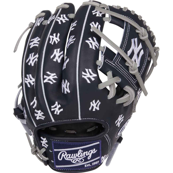 Rawlings Heart of the Hide Micro Logo Yankees PRO205-2NYY LTE 11.75"-RHT Baseball Glove - image 1