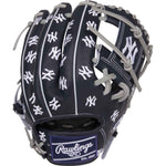 Rawlings Heart of the Hide Micro Logo Yankees PRO205-2NYY LTE 11.75"-RHT Baseball Glove - image 1