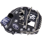 Rawlings Heart of the Hide Micro Logo Yankees PRO205-2NYY LTE 11.75"-RHT Baseball Glove - image 3