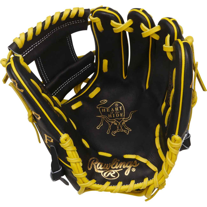 Rawlings Heart of the Hide Micro Logo Pirates PRO205-2PIT LTE 11.75"-RHT Baseball Glove - image 2