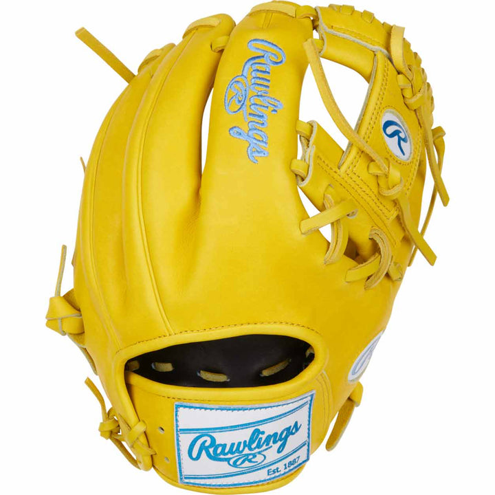 Rawlings Heart of the Hide Color Sync 9.0 PROR204-2Y Yellow 11.5"-RHT Baseball Glove - image 1