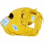 Rawlings Heart of the Hide Color Sync 9.0 PROR204-2Y Yellow 11.5"-RHT Baseball Glove - image 3
