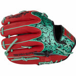 Rawlings Heart of the Hide Color Sync 9.0 PROR204W-32BS Black/Teal/Red 11.5"-RHT Baseball Glove - image 4