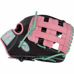 Rawlings Heart of the Hide Color Sync 9.0 PROR207-6BP Black/Teal/Pink 12.25" -RHT Baseball Glove - image 3