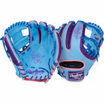Rawlings Heart of the Hide Color Sync 9.0 PROR314-2CBPU Columbia Blue/Purple 11.5"-RHT Baseball Glove - image 5