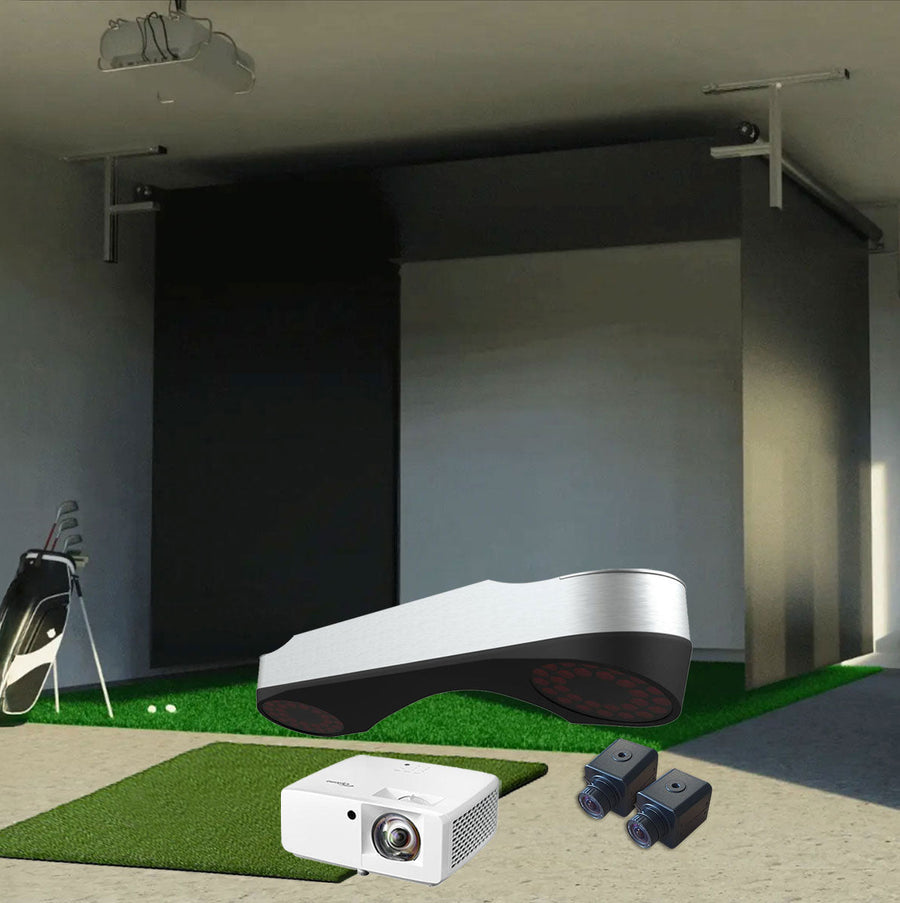 ProTee VX - Vanish retractable golf simulator package