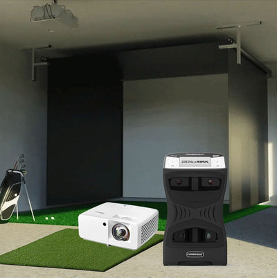 Foresight QuadMAX - Vanish retractable golf simulator package