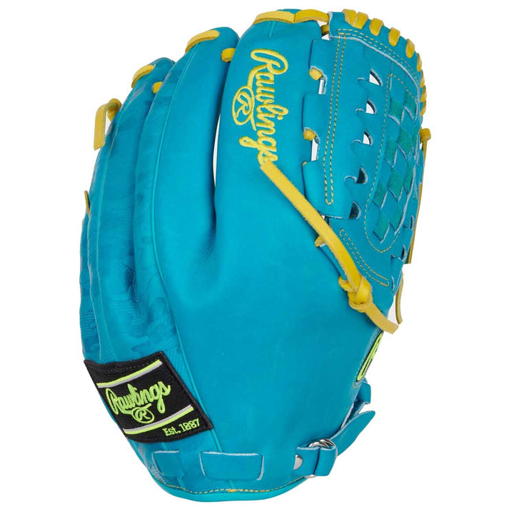 Rawlings Heart of the Hide Color Sync 9.0 PROR206CFB-11TE Teal 12" Baseball Glove - image 1