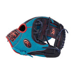 Rawlings Heart of the Hide Color Sync 9.0 PROR204-2TE Teal/Navy 11.5"-RHT Baseball Glove - image 3