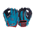 Rawlings Heart of the Hide Color Sync 9.0 PROR204-2TE Teal/Navy 11.5"-RHT Baseball Glove - image 5